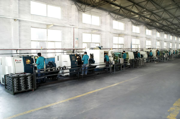 Processing center production line